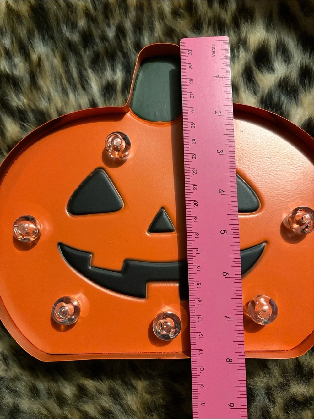 🆕HTF Pumpkin Jack-o-Lantern Marquee Halloween Decor